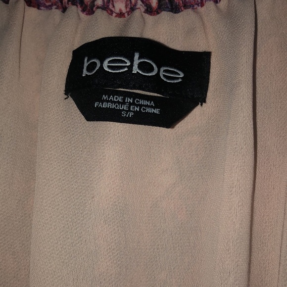 💕BEBE💕BOHO CHIC PRINTED MINI DRESS 💕 - Picture 8 of 8